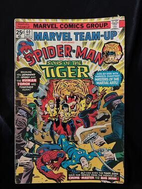 VINTAGE 1975 Marvel "MARVEL TEAM-UP" #40 - F/VF/Uncommon